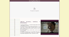 Desktop Screenshot of cirugiaplasticanatural.com